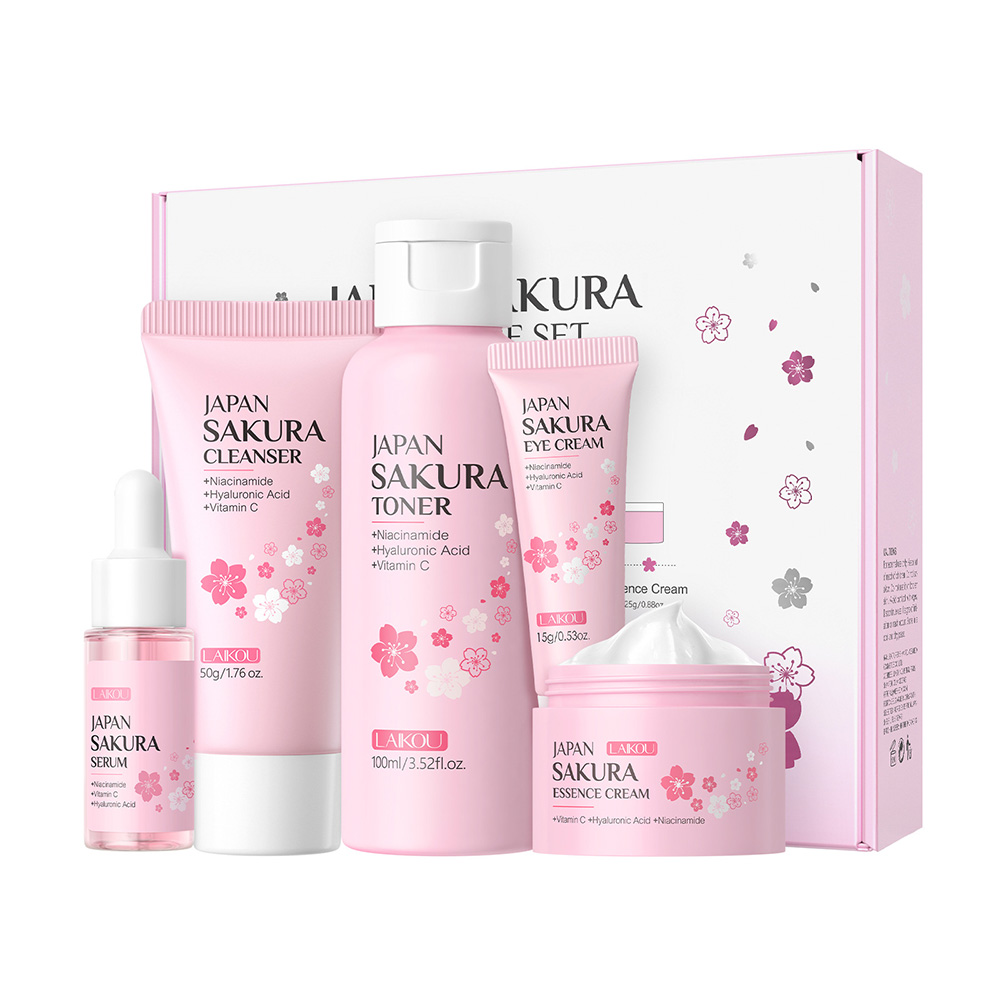 LAIKOU Sakura 5pcs Skin Care K - Korean Skincare Routine recension och pris