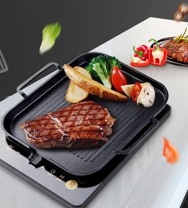 Aluminum Frying Pan Non-stick  - Korean Bbq Grill recension och pris