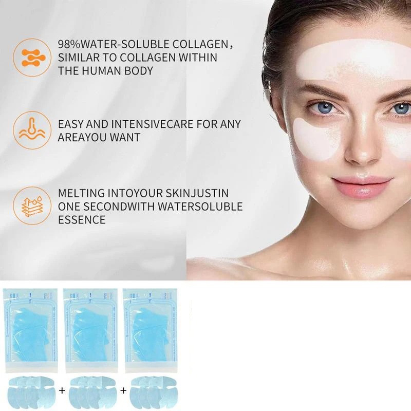 3pcs Soluble Collagen Face Mas - Sheet Mask Collagen recension och pris