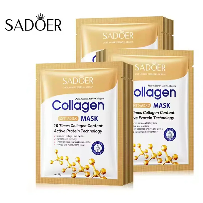 50/30/20/10pcs SADOER Collagen - Sheet Mask Collagen recension och pris