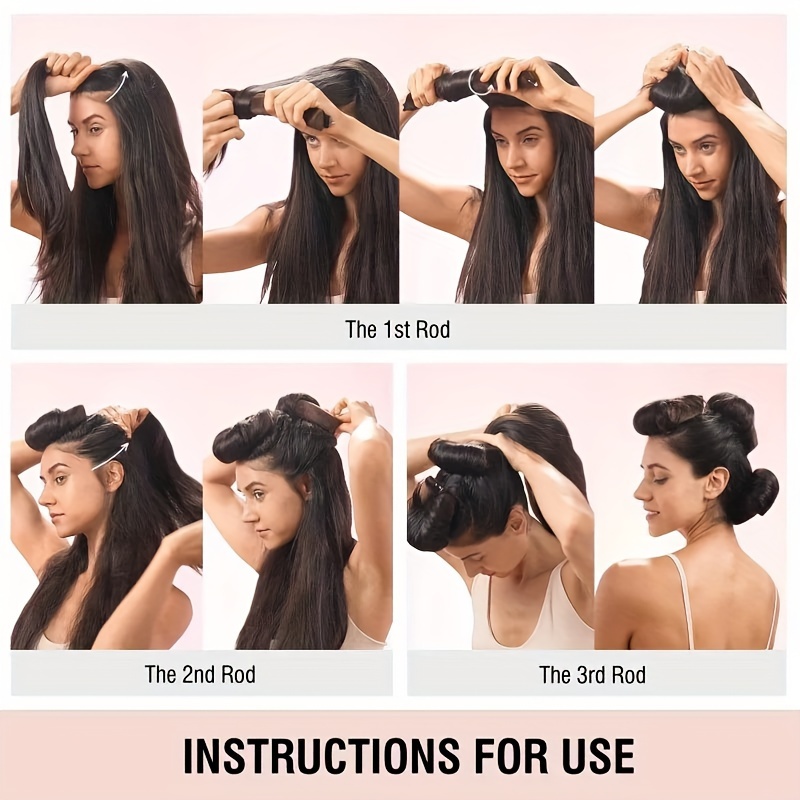 3pcs/pack Heatless Hair Curler - Sleeping Pack Overnight recension och pris