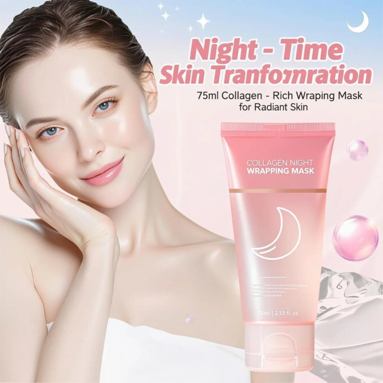 Collagen Night Wrapping Mask 7 - Sleeping Pack Overnight recension och pris