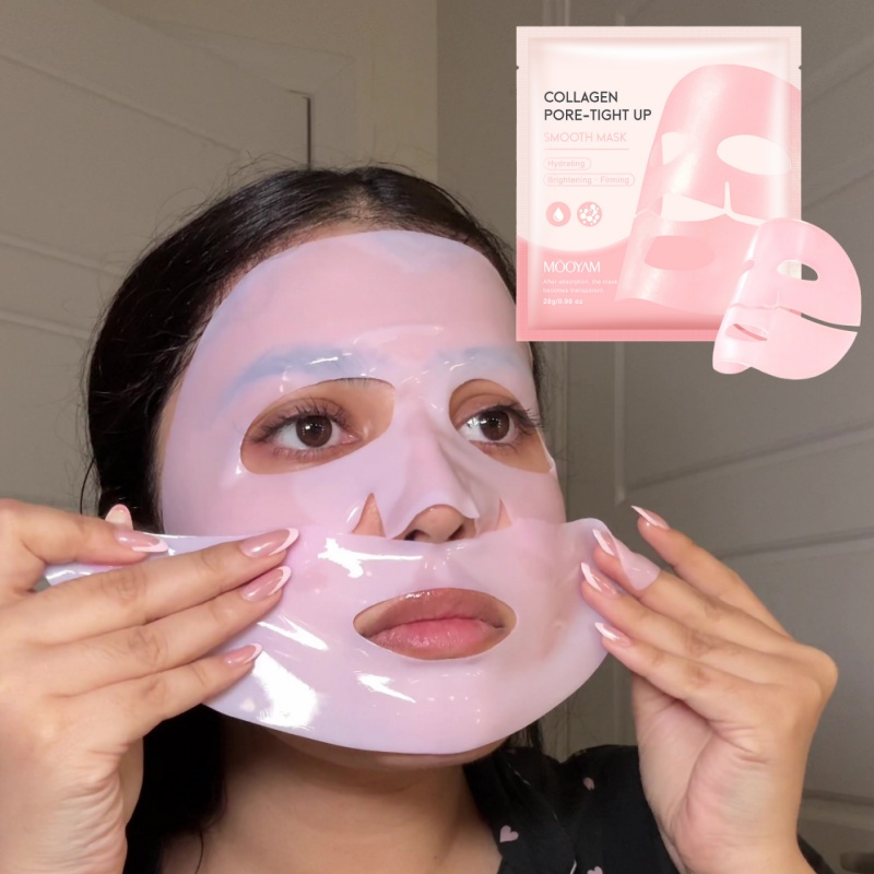 Pink Collagen Mask Deep Cleans - Sheet Mask Collagen recension och pris