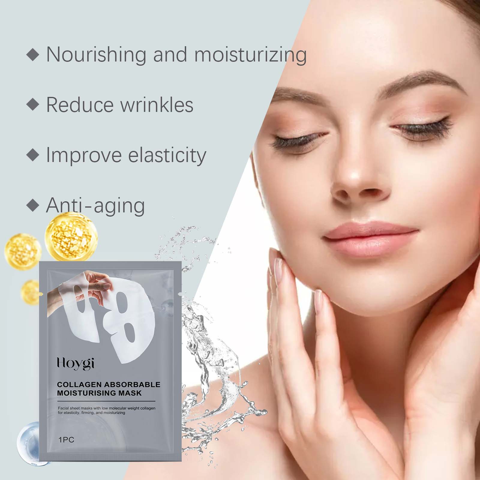 Collagen Patch Facial Mask Hyd - Sheet Mask Collagen recension och pris