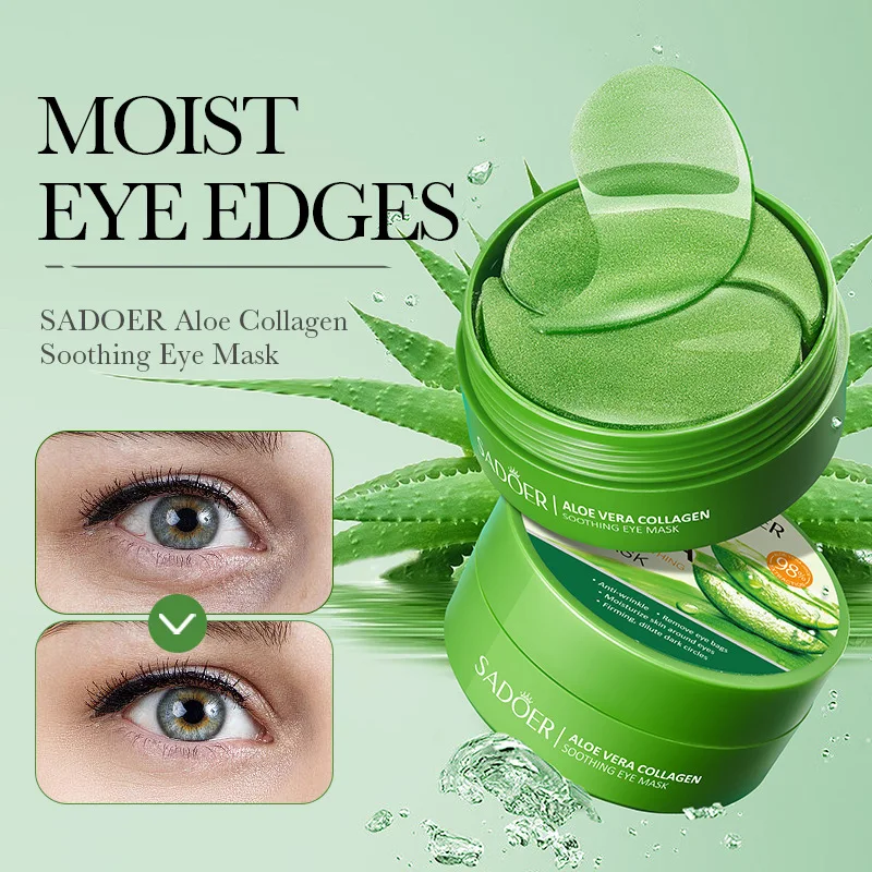 SAODER 60Pcs Aloe Vera Collage - Sheet Mask Collagen recension och pris