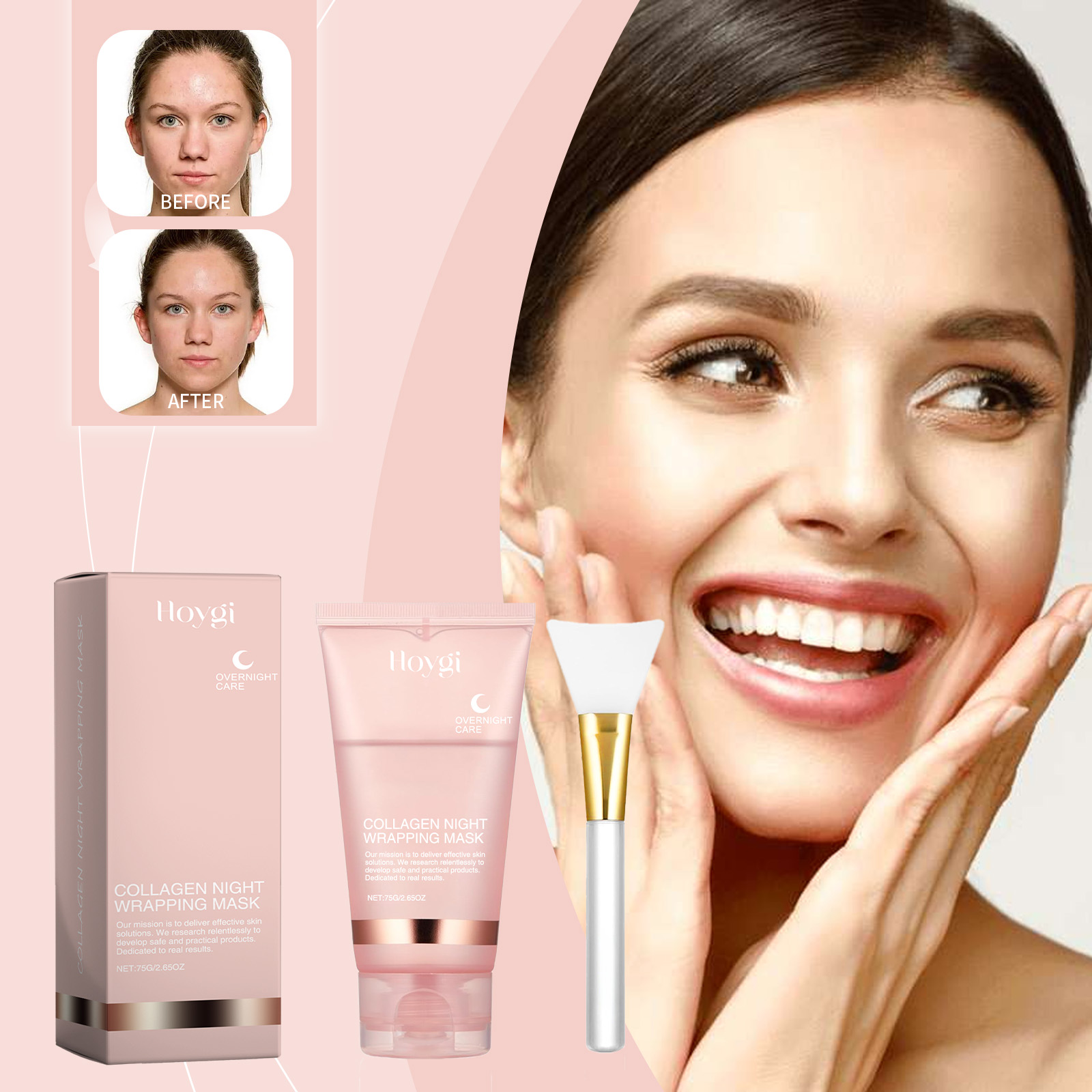 Deep Collagen Mask Peel Off Ma - Sleeping Pack Overnight recension och pris