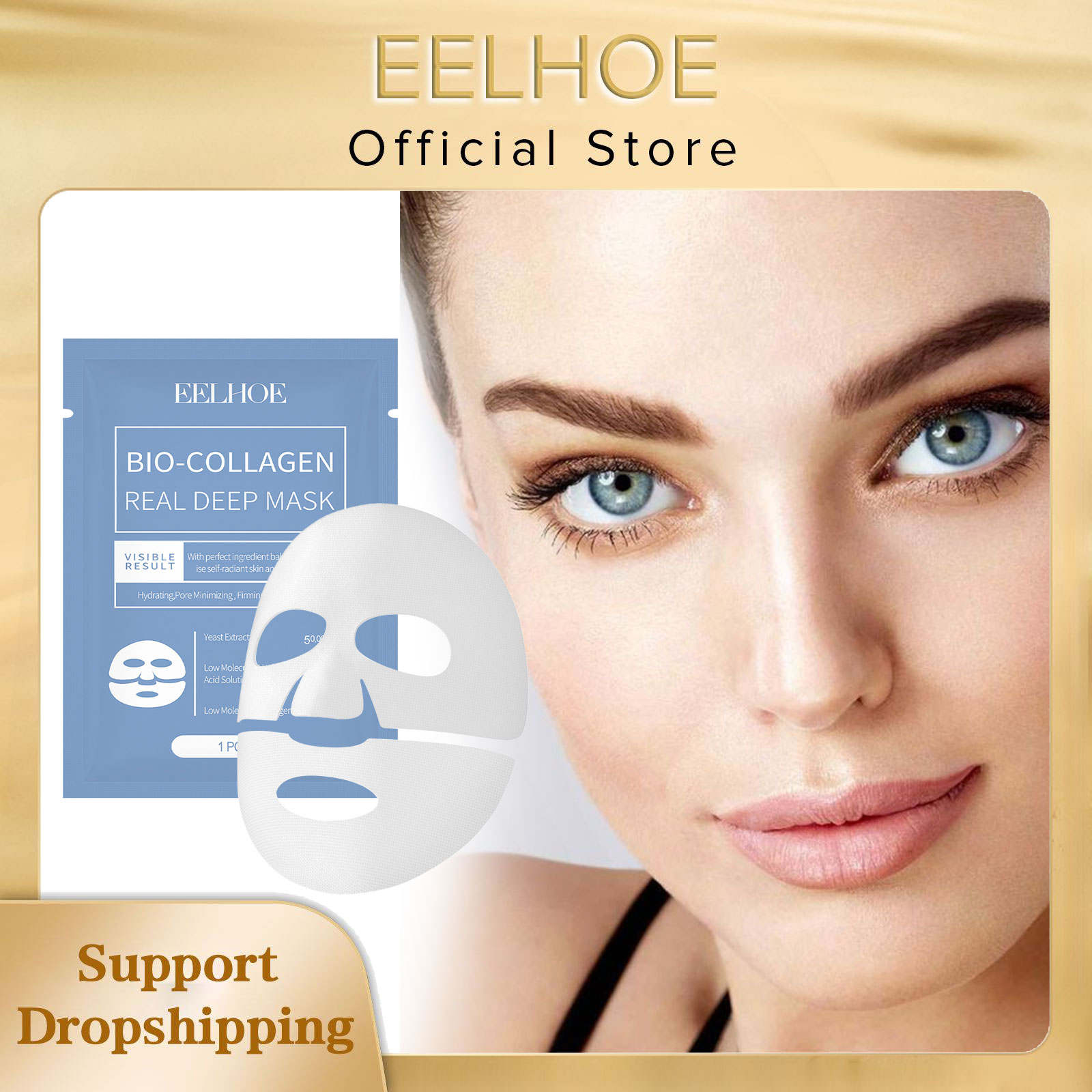 EELHOE Bio Collagen Face Mask  - Sheet Mask Collagen recension och pris