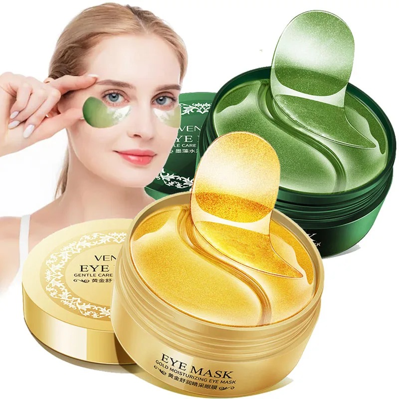 60Pcs/Box Seaweed Gold Collage - Sheet Mask Collagen recension och pris