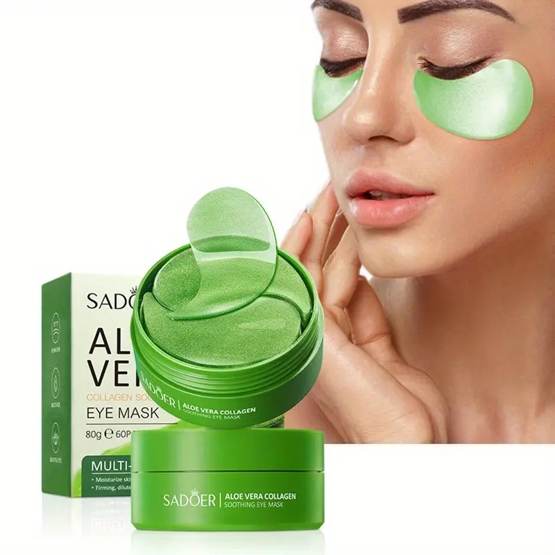 60 Pieces of Aloe Vera Collage - Sheet Mask Collagen recension och pris