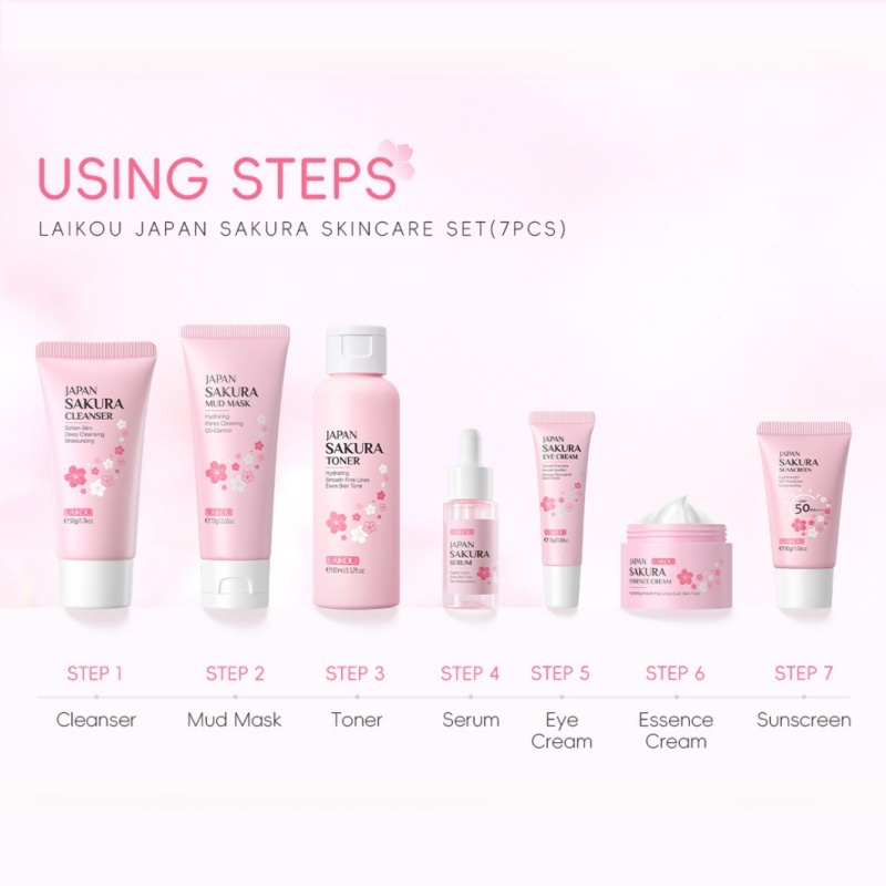 Korean Sakura Skincare Set Hyd - Korean Skincare Routine recension och pris